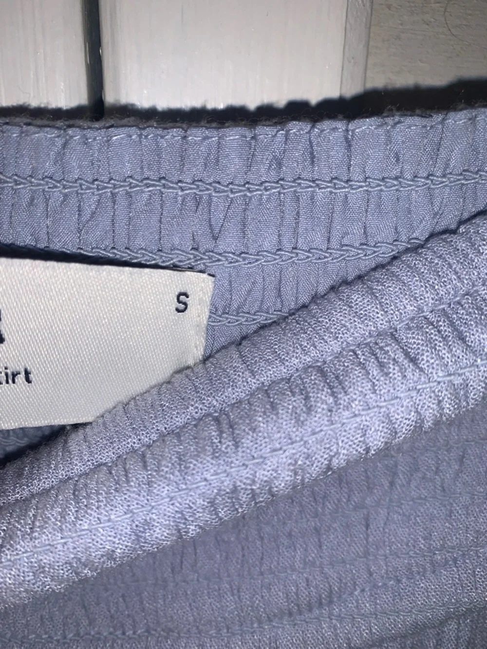 Hollister Co. Tiered Ruffle Mini Skirt Skort Size Small Blue
